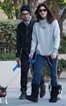 Ashley and Joe Jonas  Walking their dogs in LA - November 26, 2010 - twilight-series photo