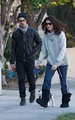 Ashley and Joe Jonas  Walking their dogs in LA - November 26, 2010 - twilight-series photo