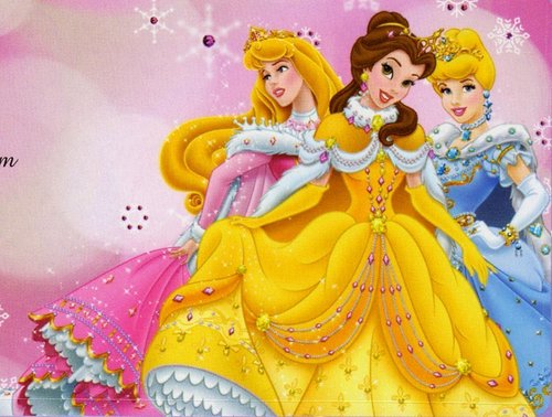  Cinderella,Belle and Aurora