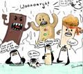 Cookie Monsters - penguins-of-madagascar fan art