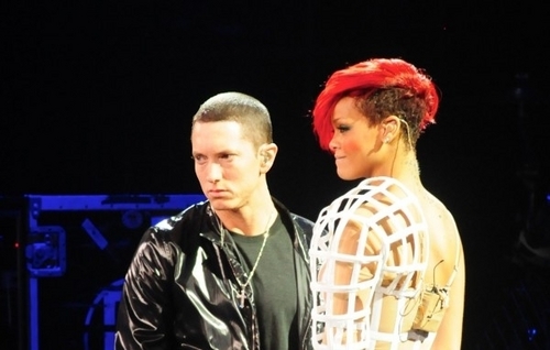 Eminem and Rihanna...