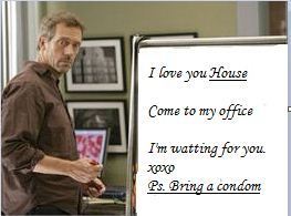  House - Cuddy asked for a condom