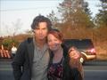 Ian With Vampire Diaries Fan - damon-salvatore photo