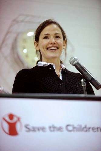 Jen @ The Launch of Six Save The Children