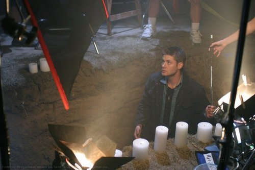  Jensen on the set