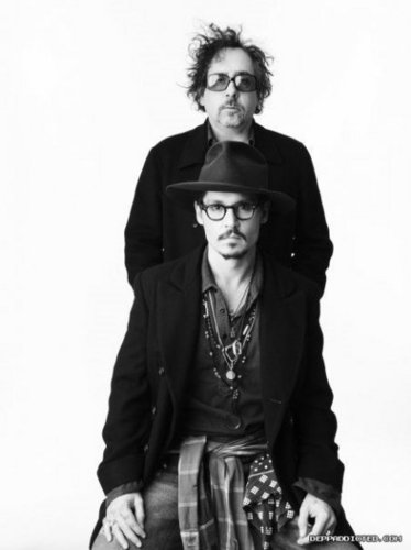  Johnny Depp and Tim 버튼, burton