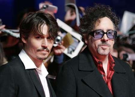  Johnny Depp and Tim burton