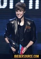 Justin recieving awards at the 2010 AMAs - justin-bieber photo