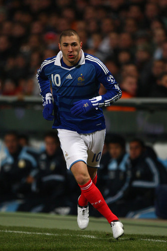  K. Benzema playing for France