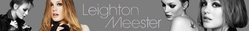  Leighton Meester banner