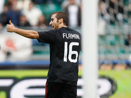  M. Flamini playing for Milan