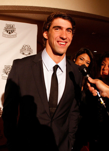  M. Phelps at Golden Goggles Awards