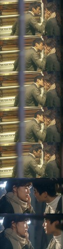 Minho kissing scene
