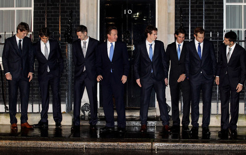  Prime Minister David Cameron Meets ATP Tour tennis Players