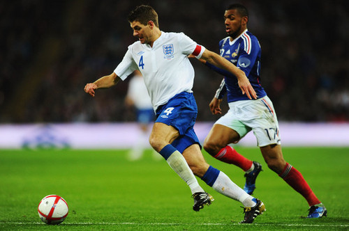  S. Gerrard playing for England