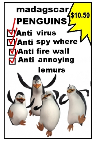  manchot, pingouin anti virus