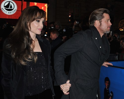  Angelina & Brad @ "Magamind" Paris Premiere
