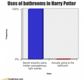 Bathroom Usage in Harry Potter - harry-potter photo