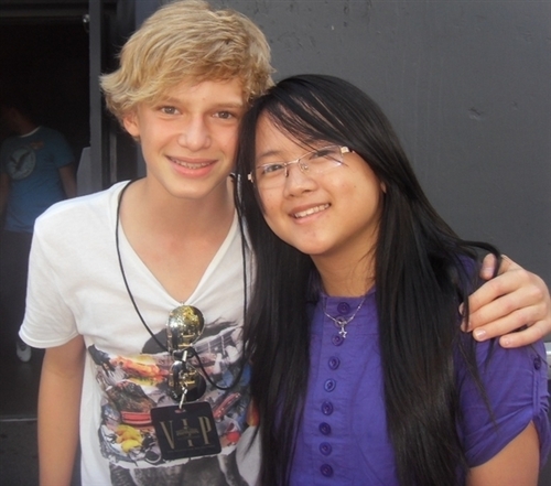 Cody and fan