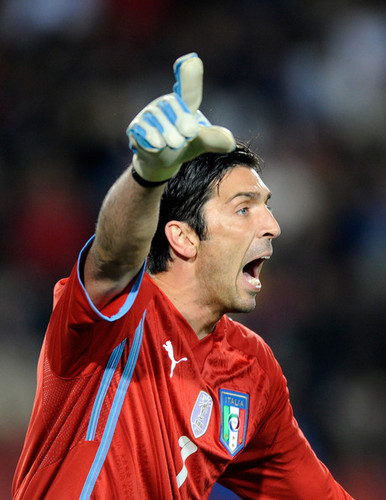  G. Buffon playing for Italy