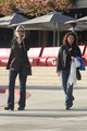 Jane and her wife out Christmas shopping {1st December 2010} - glee photo