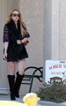 Lindsay Lohan was spotted outside her temporary sober house in Rancho MirageRead - lindsay-lohan photo