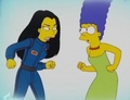 Marge and Danica Patrick engage in hand-to-hand combat! - the-simpsons photo
