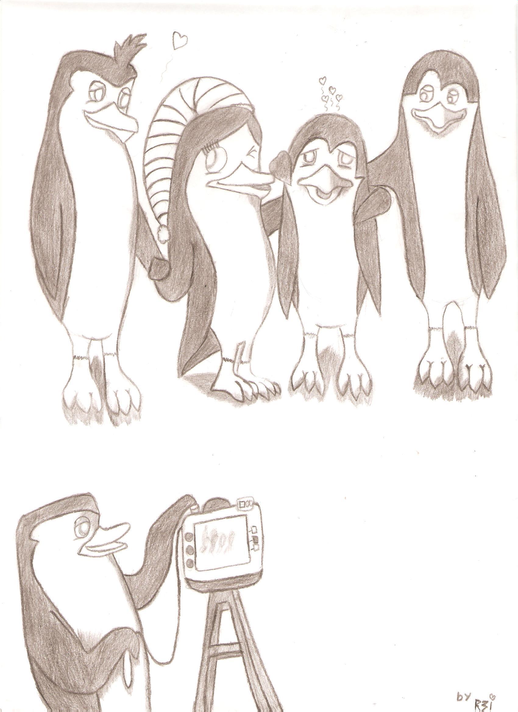 Penguins of Madagascar Fan Art: My penguin family.