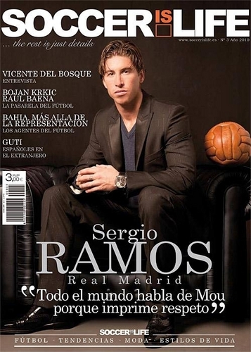  Sergio Ramos for "Soccer is Life" (Nov.2010)