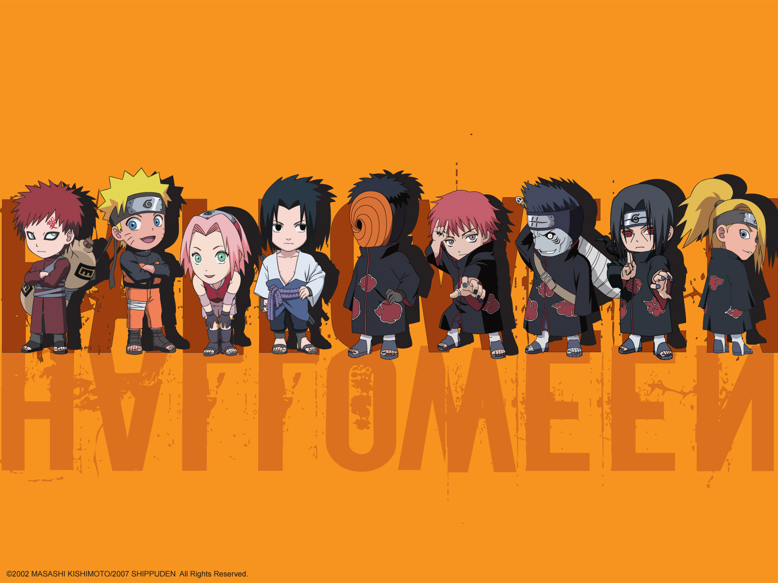 Naruto Shippuden Chibi Characters