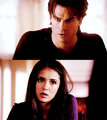 "Is that before or after he kills everyone that I care about, including the two of you..." - damon-and-elena fan art
