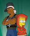 Bart Simpson and 50 Cent - the-simpsons photo
