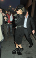 Gaga leaving a recording studio in Milan - lady-gaga photo