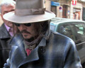 Johnny Depp the "Meurice" hotel, 2 December 2010 - johnny-depp photo
