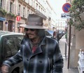 Johnny Depp the "Meurice" hotel, 2 December 2010 - johnny-depp photo