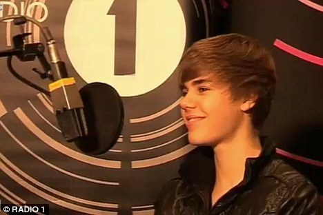  Justin On Radio 1 In the UK
