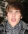 Justin draws a Mustache on his face :|D - justin-bieber photo
