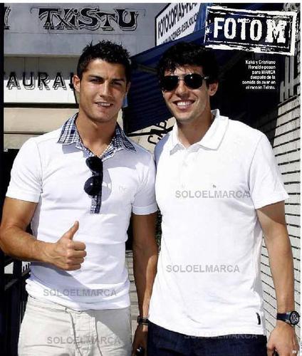 Kaka and C.Ronaldo.Love u Kaka!