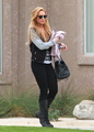 Lindsay Lohan was spotted stepping out of her sober living house in Rancho Mirage - lindsay-lohan photo