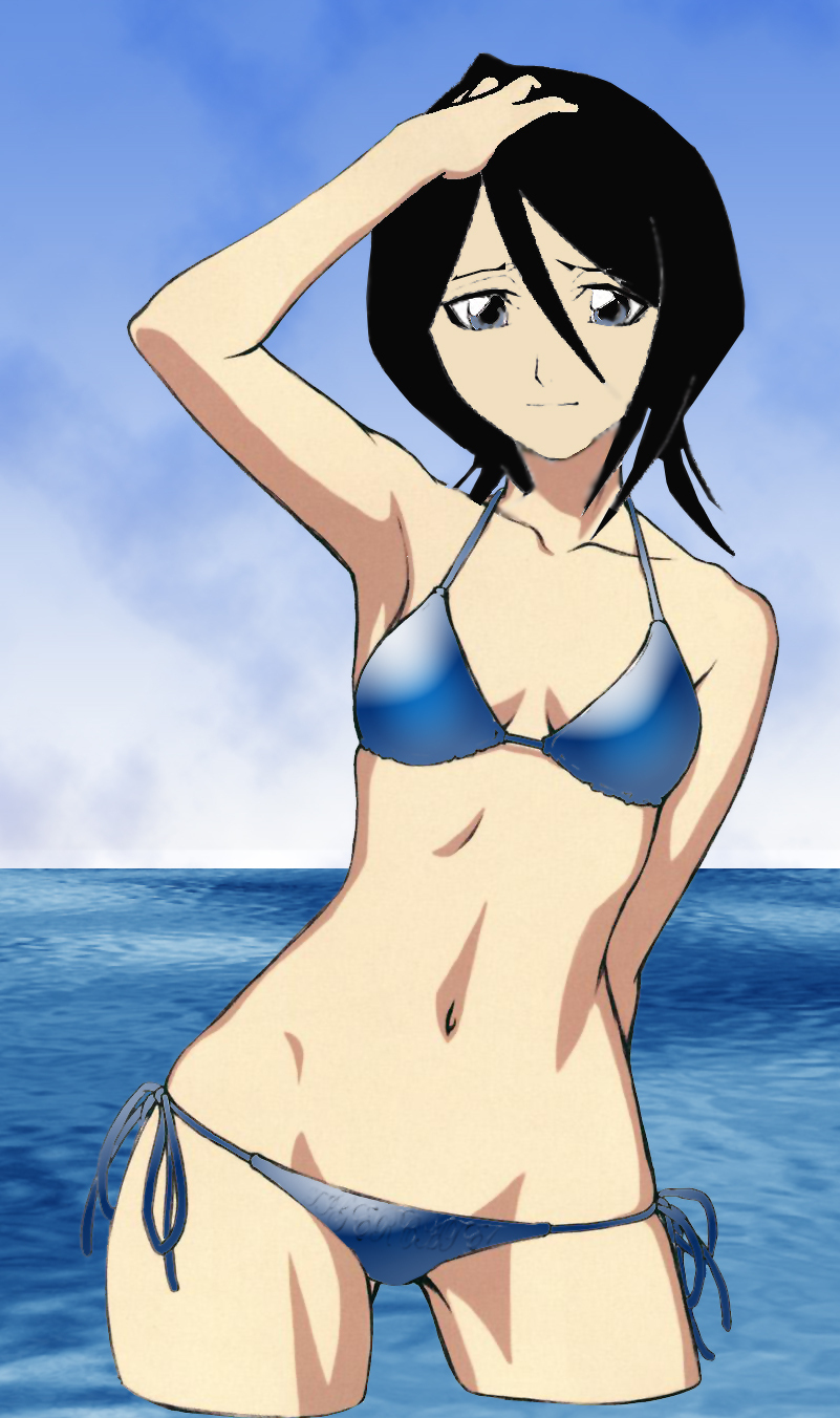 Bleach Anime Photo: Rukia in swim wear.