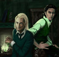 Severus and Lucius - severus-snape fan art