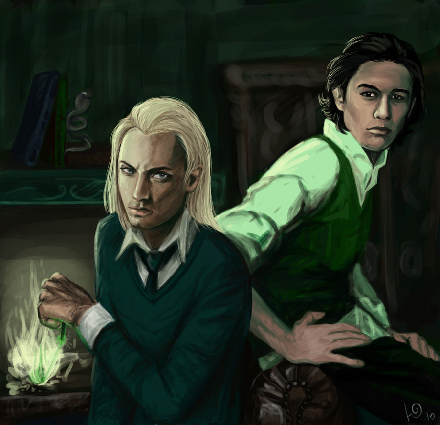 Severus Snape tagahanga Art: Severus and Lucius.