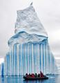 Striped icebergs ! !  - god-the-creator photo