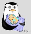 Barry Needs a Hug - penguins-of-madagascar fan art