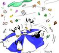 Dancing with the Wind - penguins-of-madagascar fan art