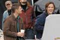 Jensen Ackles and Jared Padalecki shoot in Vancouver - 9 Dec. - supernatural photo