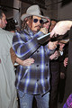 Johnny Depp signing autographs for fans - johnny-depp photo