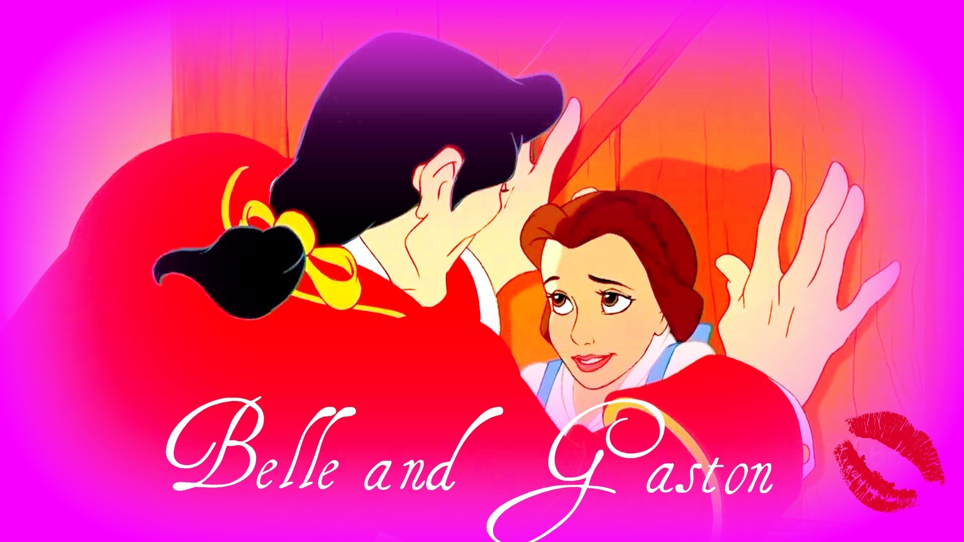 বিউটি অ্যান্ড দ্যা বিস্ট Wallpaper: Belle and Gaston.