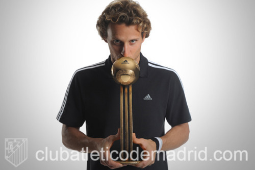 Diego Forlan and his golden ball