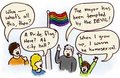 Gay Pride Flag Cartoon - lgbt photo